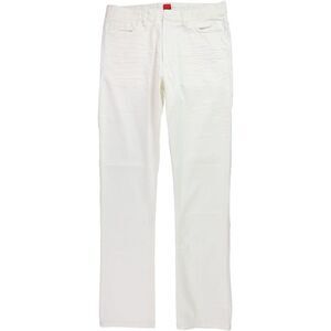 Rogue State Mens Solid Casual Trouser Pants, cream, 32W x 33L